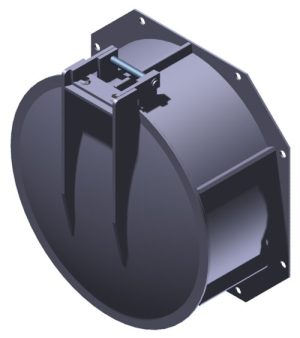 Van cửa lật dạng tròn