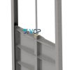 VAN CỬA PHAI LẮP MƯƠNG 1100x1100 THÉP KHÔNG GỈ 304